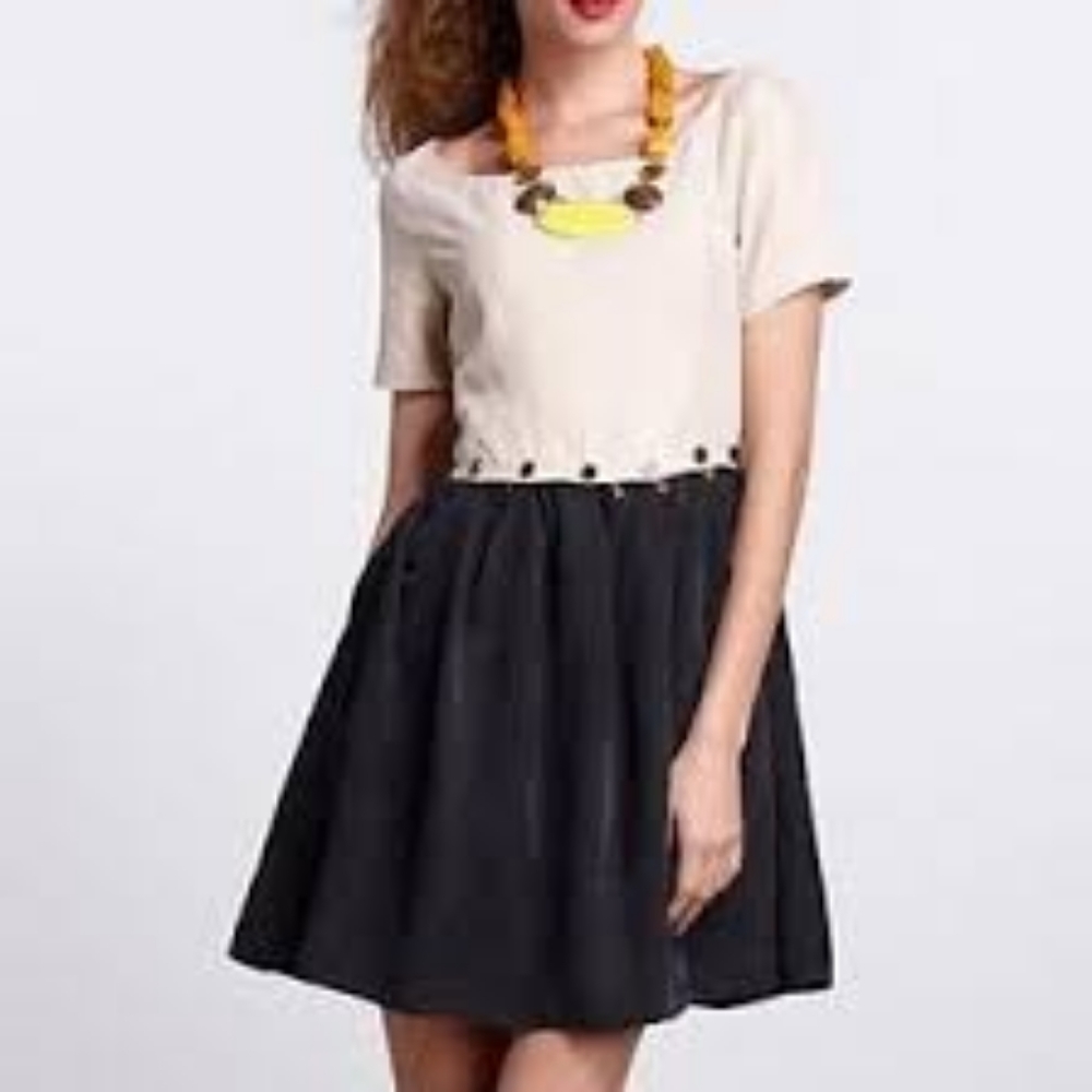 Silk dress from Anthropologie